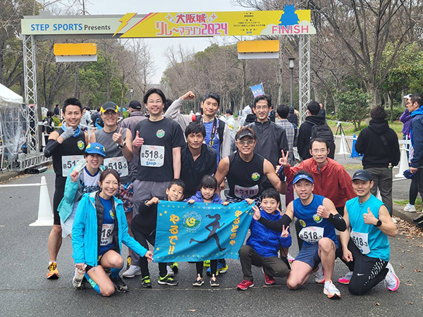 応援幕：持ち運びに便利なポンジ生地の応援幕　大道アスリートクラブ　様