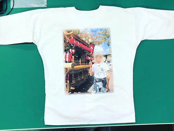 ダボシャツ　宝塚市安倉南地区「だんじり」で着用されるダボシャツへのプリント
