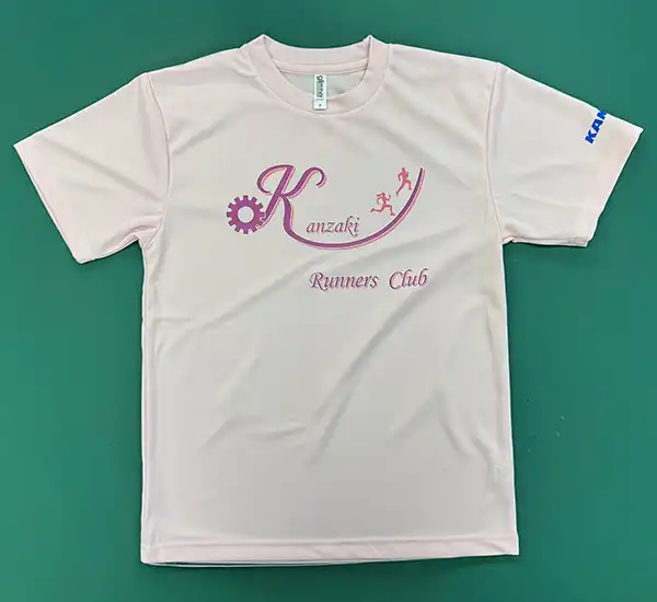 チームTシャツの作製　Kanzaki Runners Club　様