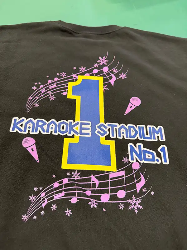お店で使うスタッフトレーナー　カラオケスタジアムNo1　様